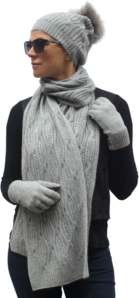 Amazon.com: Cashmere Scarf Set.